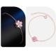Sterling Silver Cherry Blossom Blessing Bracelet