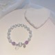 Cat's Eye Amethyst Fu Character Support Bracelet Cat's Eye Amethyst Fu Character Support Bracelet