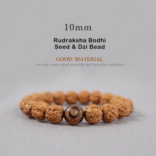 Tibet Rudraksha Bodhi Seed Dzi Amber Wealth Bracelet Tibet Rudraksha Bodhi Seed Dzi Amber Wealth Bracelet