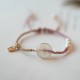 Chalcedony Peace Buckle Positive String Bracelet Chalcedony Peace Buckle Positive String Bracelet
