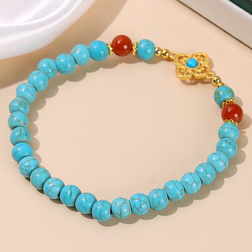 Turquoise Bead Protection Balance Bracelet Turquoise Bead Protection Balance Bracelet