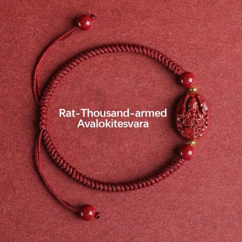 Zodiac Buddha Cinnabar Evil Spirits Bracelet