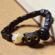 Ebony Wood Cat Bodhi Seed Paw Claw Calm Bracelet Ebony Wood Cat Bodhi Seed Paw Claw Calm Bracelet