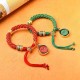 Tibetan Five God of Wealth Amulet Bracelet Tibetan Five God of Wealth Amulet Bracelet