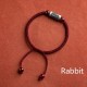 925 Silver 12 Chinese Zodiac Cinnabar String Bracelet 925 Silver 12 Chinese Zodiac Cinnabar String Bracelet