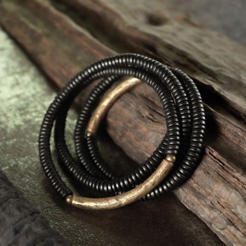 Ebony Copper Balance Multilayered Bracelet Ebony Copper Balance Multilayered Bracelet