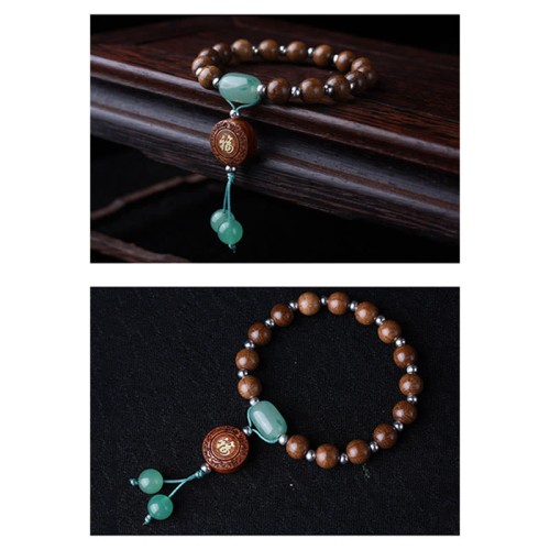 Abelia Wood Happiness Protection Bracelet