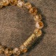 Citrine Crystal Brass Protection Bracelet Citrine Crystal Brass Protection Bracelet