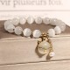 Cat's Eye Pearl Love Charm Bracelet Cat's Eye Pearl Love Charm Bracelet