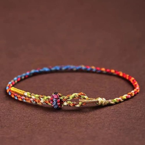 Bamboo White Agate Red Agate Protection Bracelet