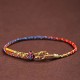 Bamboo White Agate Red Agate Protection Bracelet