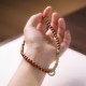 Sandalwood Hetian Jade Protection Double Wrap Bracelet