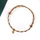 Fu Character Peace and Joy Luck Handmade Multicolored Bracelet