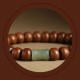 Abelia Wood Jade Bamboo Warding Off Evil Bracelet