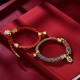 Om Mani Padme Hum Zakiram Wealth Amulet Bracelet