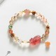 Rutilated Quartz Strawberry Quartz PiXiu Wealth Bracelet Rutilated Quartz Strawberry Quartz PiXiu Wealth Bracelet