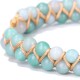 Amazonite Lotus Flower Balance Bracelet Amazonite Lotus Flower Balance Bracelet