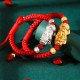 999 Silver PiXiu Wealth King Kong Knot Kids Bracelet 999 Silver PiXiu Wealth King Kong Knot Kids Bracelet