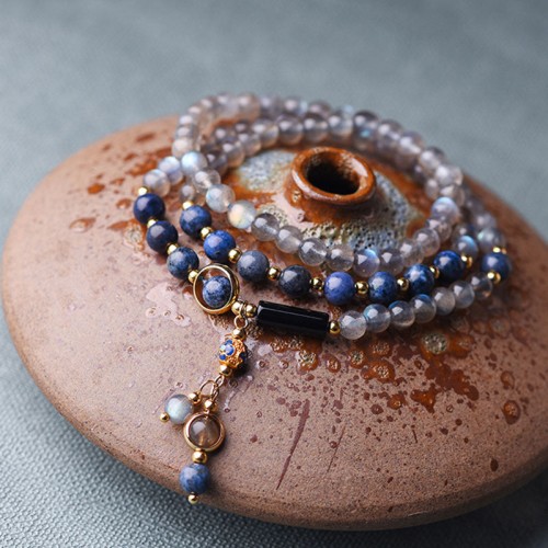 Moonstone Lazurite Healing Bracelet Moonstone Lazurite Healing Bracelet