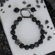 Black Obsidian Glitter Stone Purification Bracelet Black Obsidian Glitter Stone Purification Bracelet