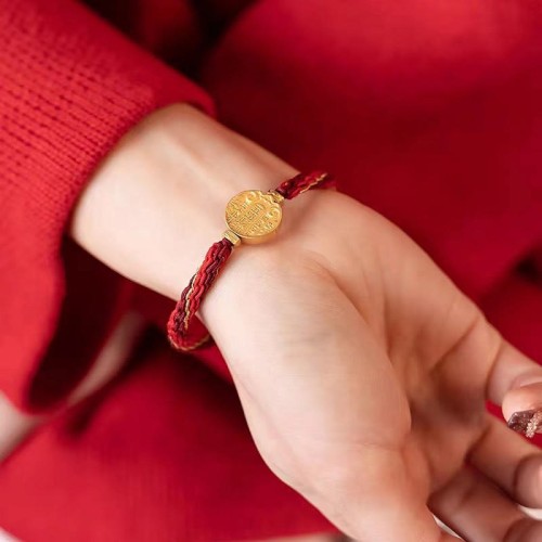 Five Gods of Wealth Protection Braid Bracelet Five Gods of Wealth Protection Braid Bracelet