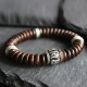 Tibetan Coconut Shell Om Mani Padme Hum Bracelet Tibetan Coconut Shell Om Mani Padme Hum Bracelet