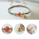 Red Agate Jade Lotus Confidence Bracelet Red Agate Jade Lotus Confidence Bracelet