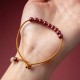Natural Cinnabar Beaded Blessing Bracelet Natural Cinnabar Beaded Blessing Bracelet