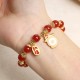 Year of the Dragon Red Agate Green Aventurine Bracelet Year of the Dragon Red Agate Green Aventurine Bracelet
