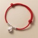 Year of the Dragon 925 Silver Carved Success Bracelet Year of the Dragon 925 Silver Carved Success Bracelet