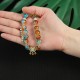 Liuli Glass Bead Chinese Lock Fortune Bracelet Liuli Glass Bead Chinese Lock Fortune Bracelet