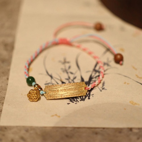 925 Silver Handmade Multicolor String Luck Charm Bracelet 925 Silver Handmade Multicolor String Luck Charm Bracelet