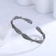 Angel Wings Feather Pattern Luck Cuff Bracelet Angel Wings Feather Pattern Luck Cuff Bracelet