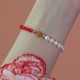 14K Gold Plated Pearl Luck Red String Bracelet 14K Gold Plated Pearl Luck Red String Bracelet