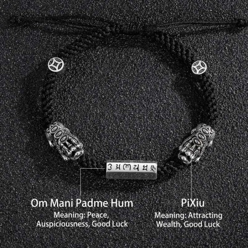 Double PiXiu Feng Shui Copper Coin Bracelet