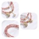 Strawberry Quartz Money Bag Charm Bracelet