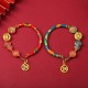 Tibetan Gourd Fortune Happiness Lion Wealth Bracelet