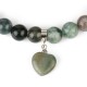 Quartz Heart Healing Beads Bracelet Quartz Heart Healing Beads Bracelet