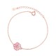 Sterling Silver Cherry Blossom Blessing Bracelet