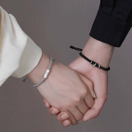 Bamboo Pattern Healing Couple Rope Bracelet