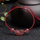 Strawberry Quartz PiXiu Lucky Red String Bracelet Strawberry Quartz PiXiu Lucky Red String Bracelet