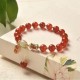 Natural Red Agate Jade Confidence Blessing Bracelet