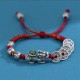 Feng Shui Five Emperor Coins PiXiu Wealth Bracelet