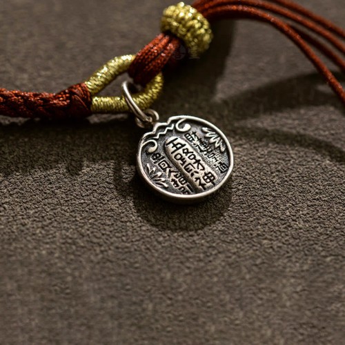 Sterling Silver Five Gods of Wealth Bracelet
