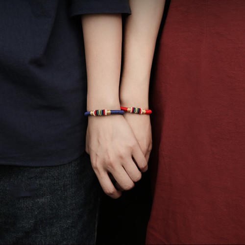 Tibetan Handmade King Kong Knot Five Elements Luck Bracelet Tibetan Handmade King Kong Knot Five Elements Luck Bracelet