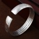 Tibetan Sanskrit White Copper Meditation Bracelet Tibetan Sanskrit White Copper Meditation Bracelet