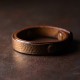 Vintage Handmade Copper Brass Leather Wealth Bracelet Vintage Handmade Copper Brass Leather Wealth Bracelet