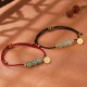 Hetian Jade Bead Lotus Pod Prosperity Bracelet