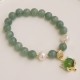 Jade Pearl Fox Charm Luck Bracelet Jade Pearl Fox Charm Luck Bracelet