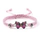 Butterfly Freedom Love Charm Bracelet